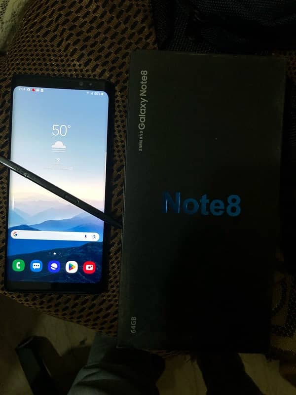 Samsung Galaxy Note 8 with BOX Very Good Condition 6