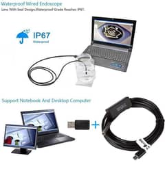 SHEKAR 2.0 Megapixels HD Endoscope USB Borescope Inspection Camera