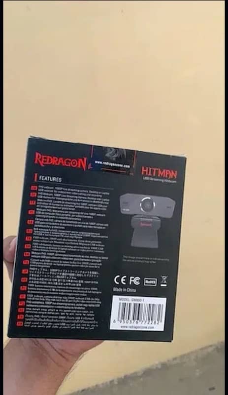 Webcam Redragon Hitman GW-800 4