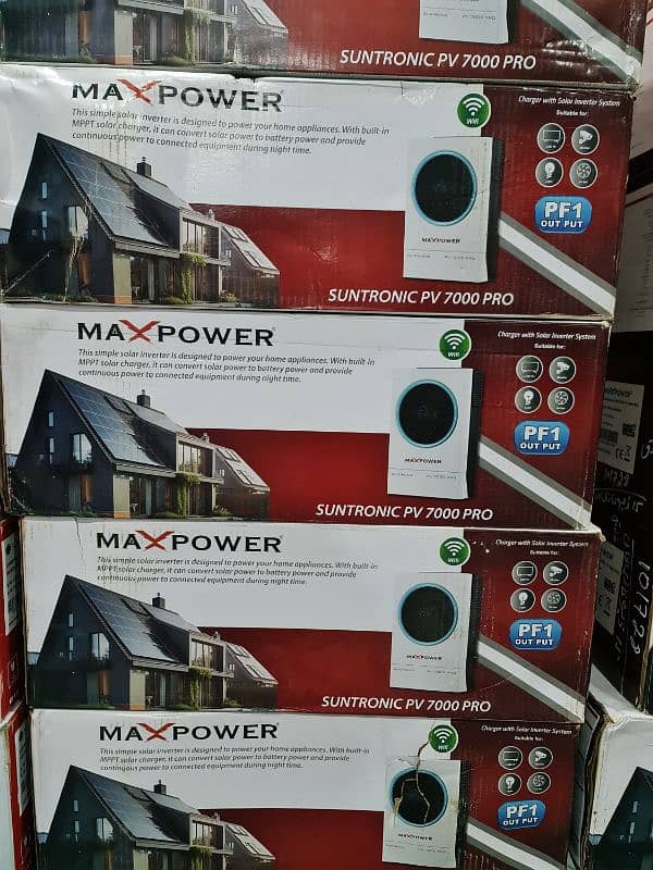 Solar Hybrid Inverters Crown, Maxpower and SolarMax 17