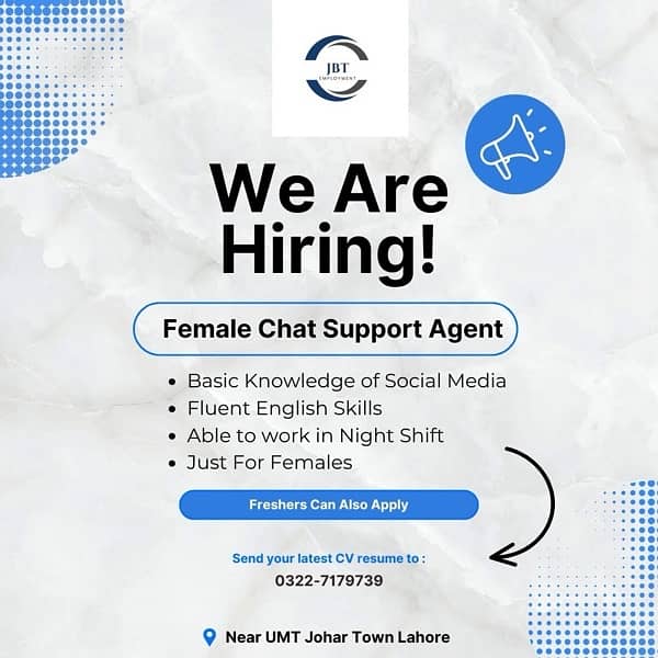 We Are Looking For Female Chat Support Agents!!! 0