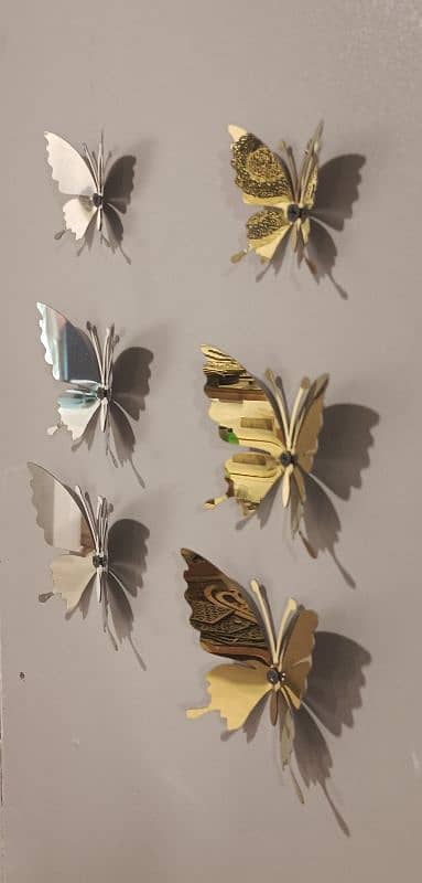 steel folding butterflies wall hanging 2