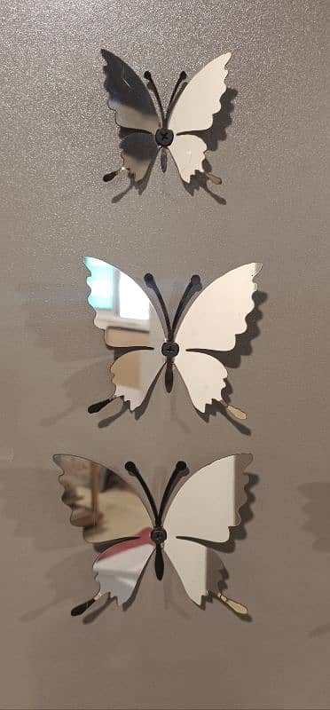 steel folding butterflies wall hanging 3