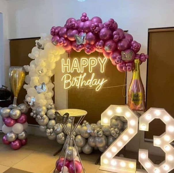 birthday decorations / balloons decorations / anniversary / aqeeqah 5