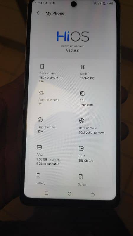 Tecno spark 10 pro. 16Gb 256 Gb 1