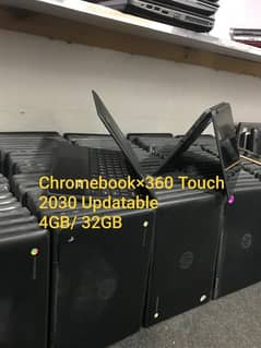 HP ChromeBook× 360 Update 2030 Ram 4GB  Rom 32GB