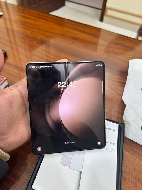 Galaxy Z Fold 5, 12|512, Cream Color, 10/10, PTA Approved 1