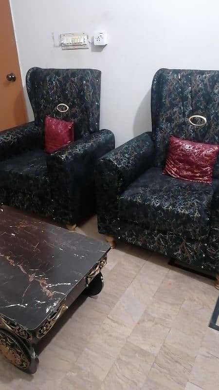 7 seater sofa set with center table 2