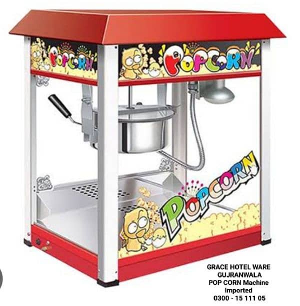 Pop corn Machine Cotton Candy Machine Lacha Machine Popcorn Cart Phola 7