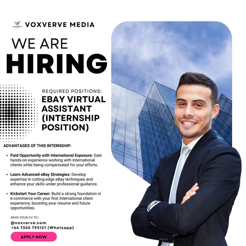 eBay Virtual Assistant Needed – Paid Online Internship (Lahore Only) 0