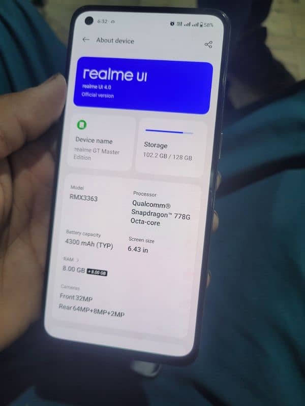 Realme GT MASTER EDITION 5G 0