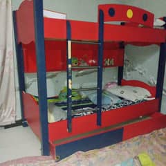 kids triple bunk bed neat n clean condition