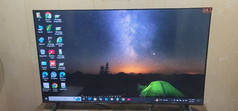 TCL new led smart tv very less used 0