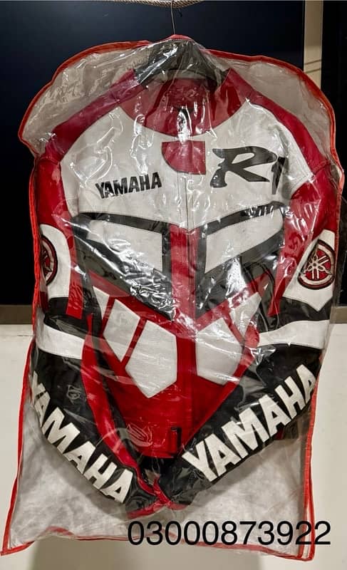 YAMAHA R1 Mens MotoGP Series Jacket Leather 3