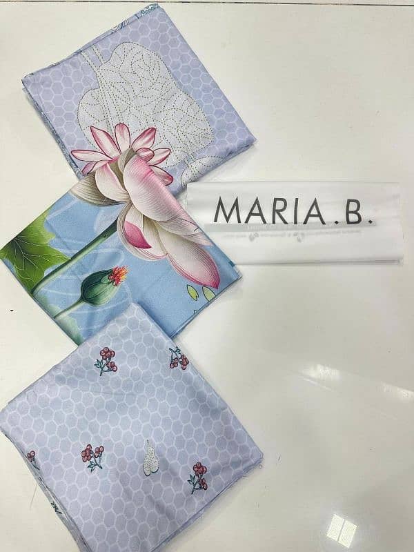 Maria. b 3 pcs Unstitched Suit 1