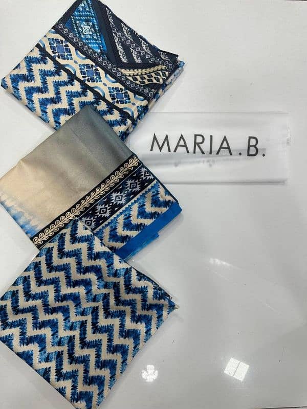 Maria. b 3 pcs Unstitched Suit 3