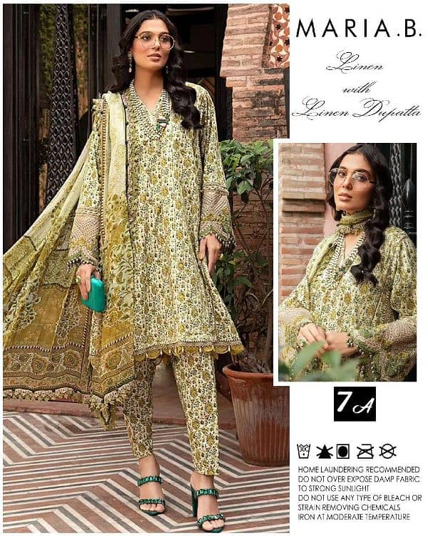 Maria. b 3 pcs Unstitched Suit 6