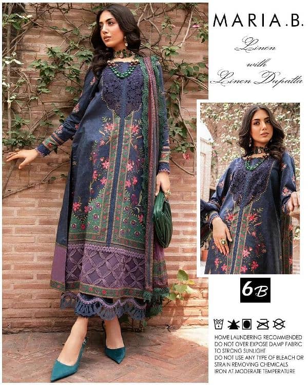 Maria. b 3 pcs Unstitched Suit 14