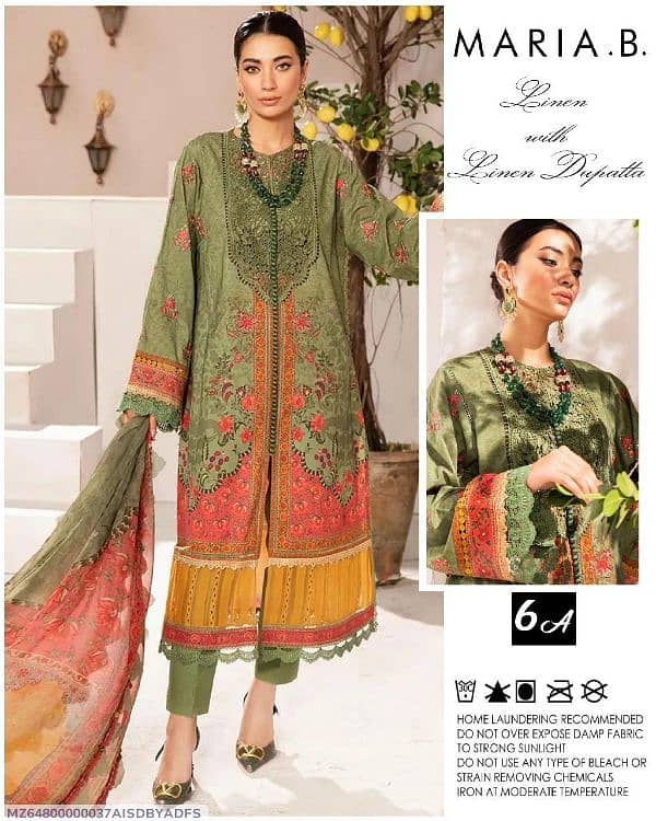 Maria. b 3 pcs Unstitched Suit 16