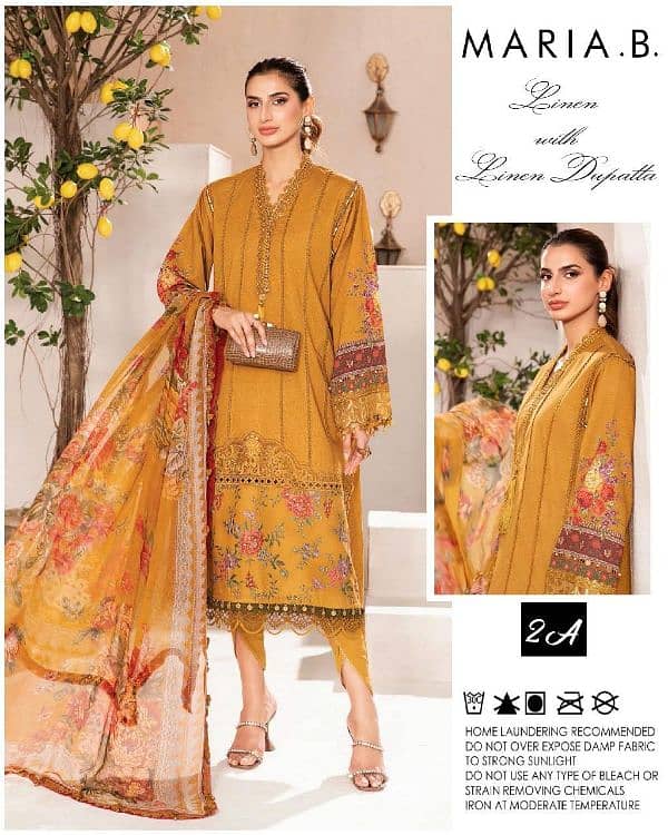 Maria. b 3 pcs Unstitched Suit 18