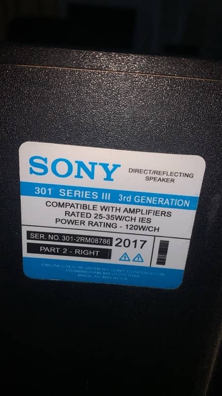 Sony’s Home theatre Speakers With Golden Shelf’s 3