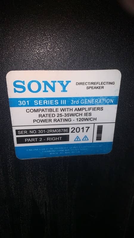 Sony’s Home theatre Speakers With Golden Shelf’s 4