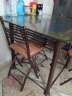 selling steel dining table