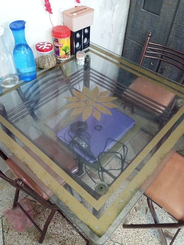 selling steel dining table 1