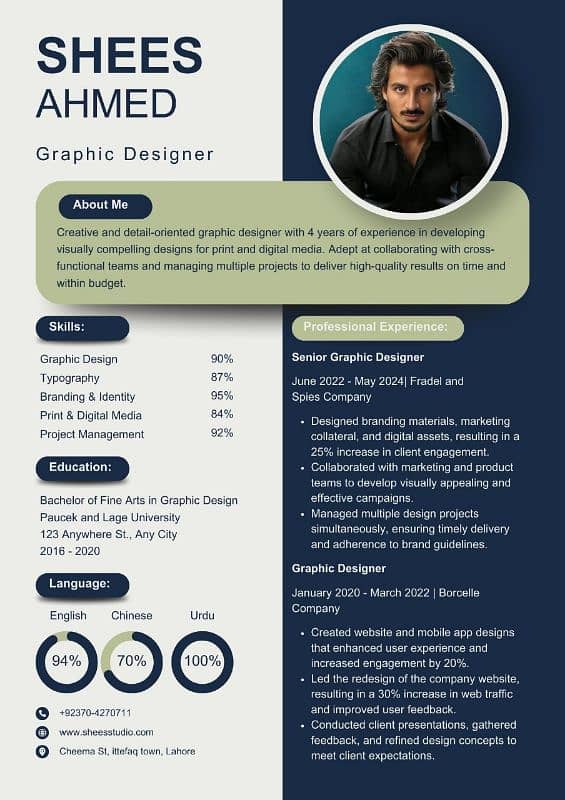 Professional Resume CV Design 2