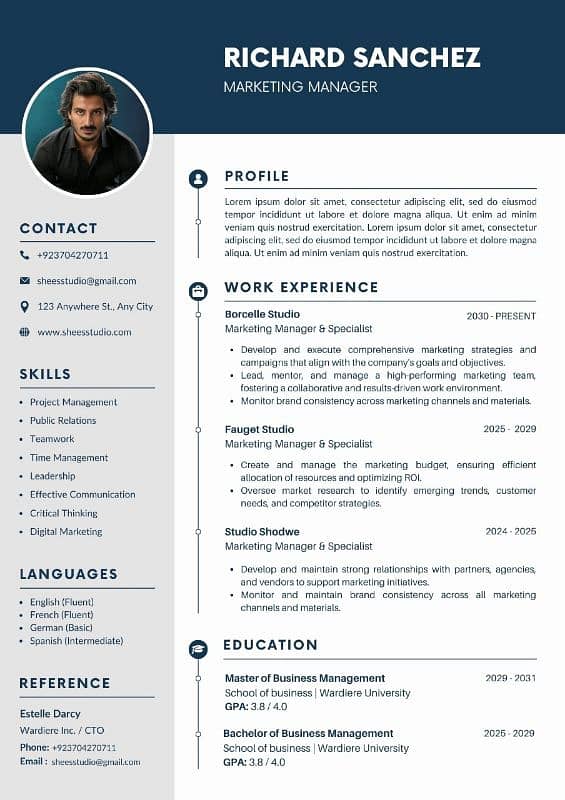 Professional Resume CV Design 5