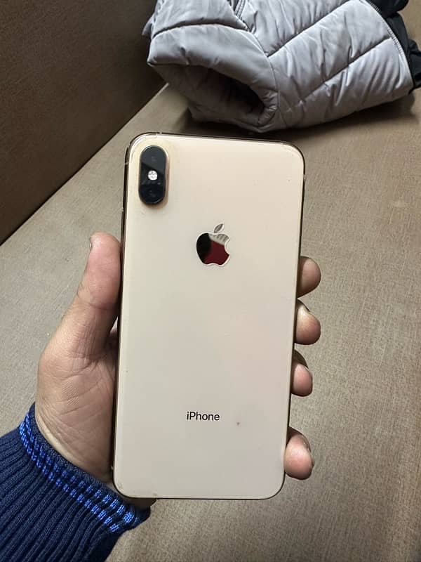 Iphone XSMAX 256 Gb Gold Color Dual Pta Approved 4