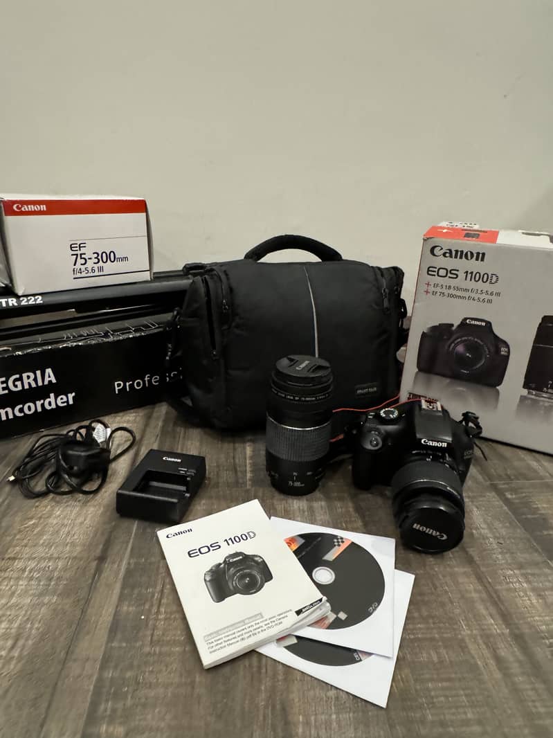 DSLR Cannon 1100D with Complete Accessories 0