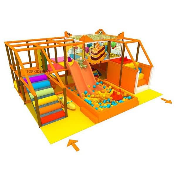 playland/ playing area/ kids slide/ kids indoor swings/ trampoline/ 11