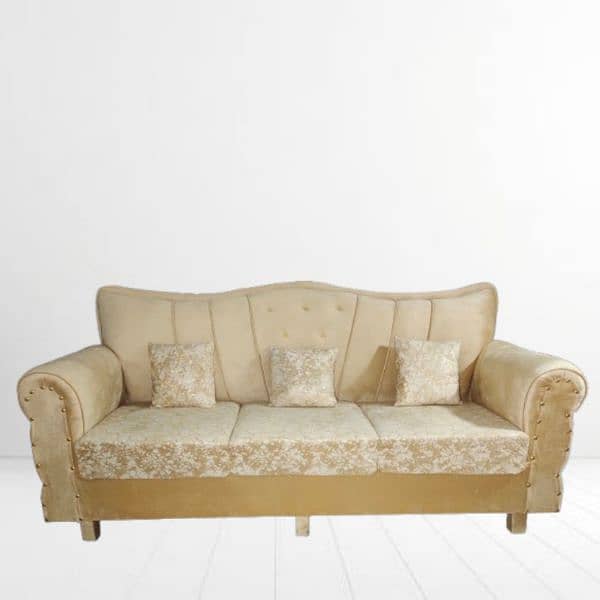 Stylish Sofa Set 1-2-3 - Wooden - at reasonable price 1