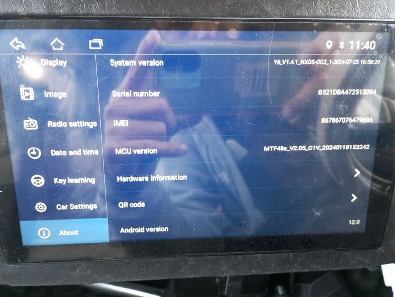 Universal Car Android Tablet LCD 6