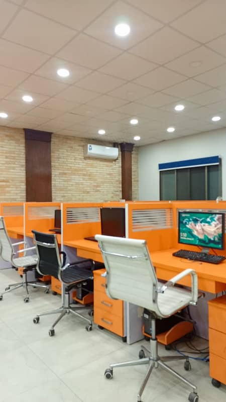 Furnish Office for Rent Model Town for office (Call center + Software house + Marketing office and other setup as you want) 2