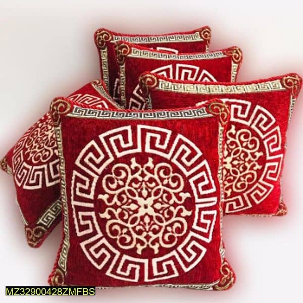 5 Pcs valvet jacquard Cushion Covers only 1100/ with delivery 3