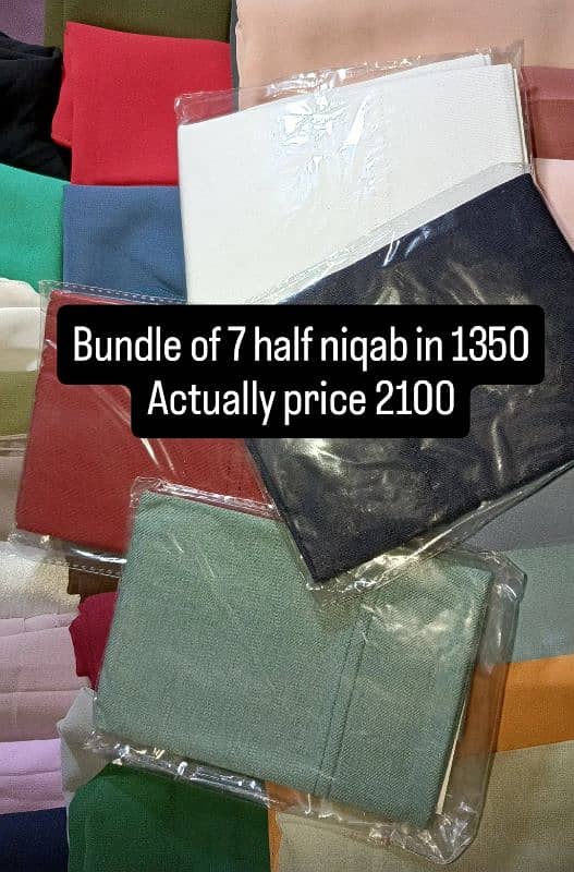 Half niqab bundle deal 2