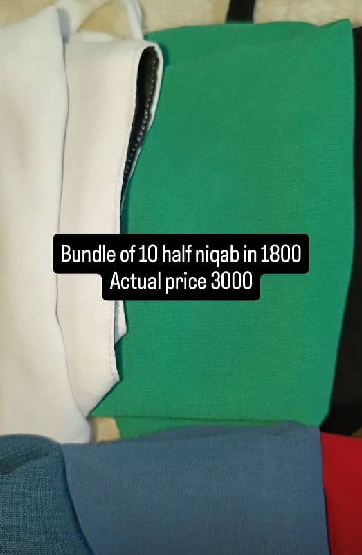 Half niqab bundle deal 5