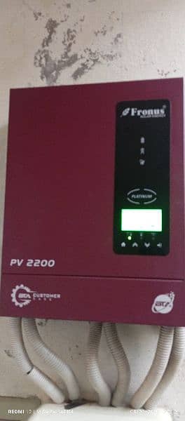 Fronus pv 2200 solar inverter 100% Ok 3