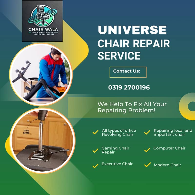 Fix office chair / Professional office chair repair near me 0