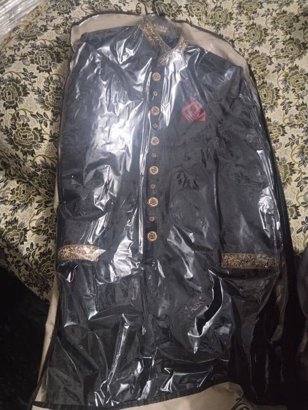 sherwani black 1