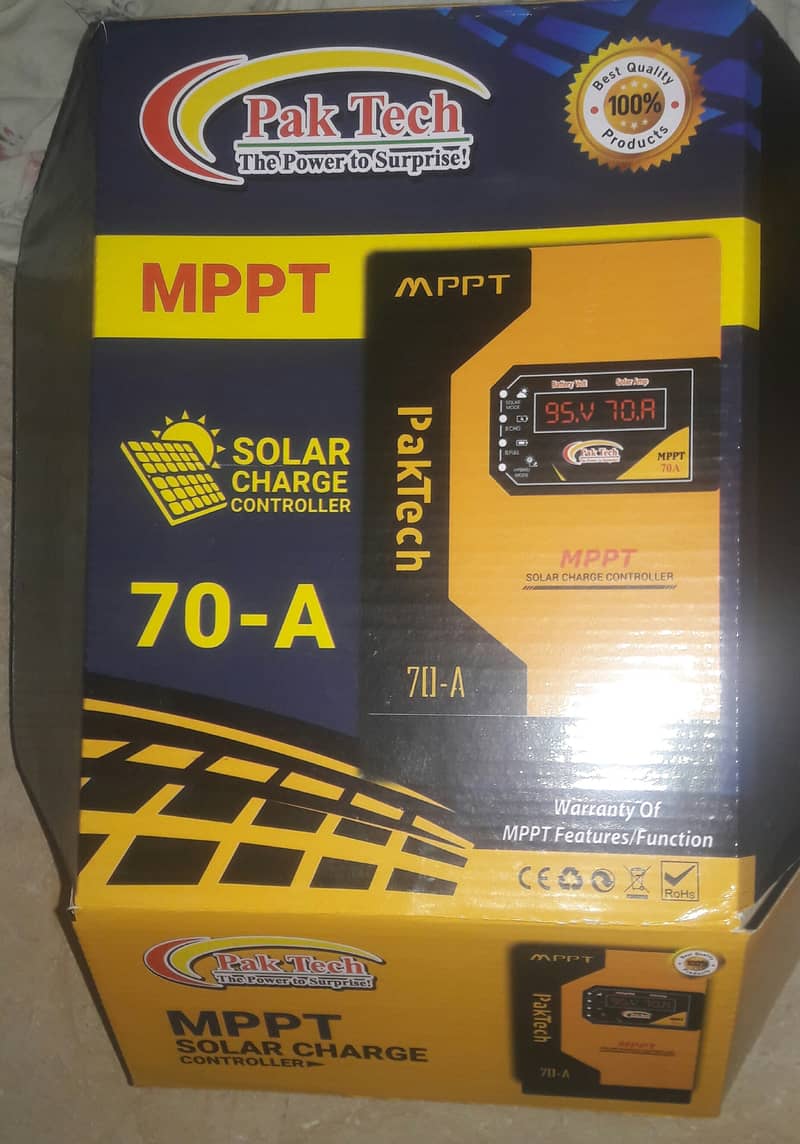 Pak Teck Mppt Solar Charge Controller 70 Ampare. 3