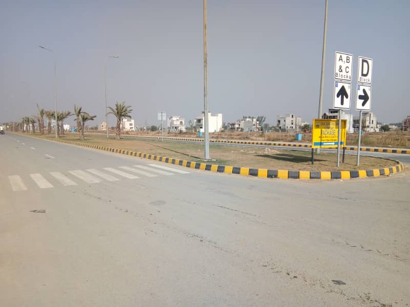 Dha phase 9 Town 10 Marla plot on 60 fit Road 1