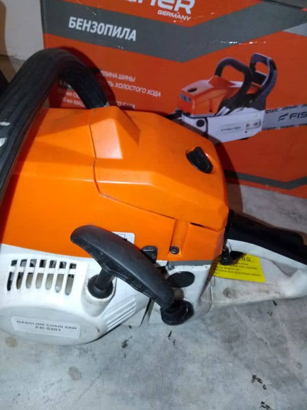 fischer chainsaw  for sale new conditions with box all accessories 3