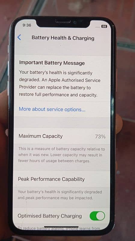 I phone X 64 GB non pta Face id of hai condition 10.9 4