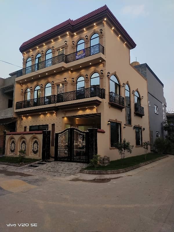 5Marla Brand New Corner House Available For Sale In Bismillah Housing Society Main GT Road LHR. 6