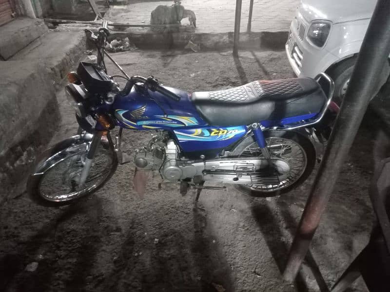 Honda CD 70 fit bike total original All Punjab number 3