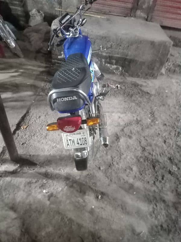 Honda CD 70 fit bike total original All Punjab number 5