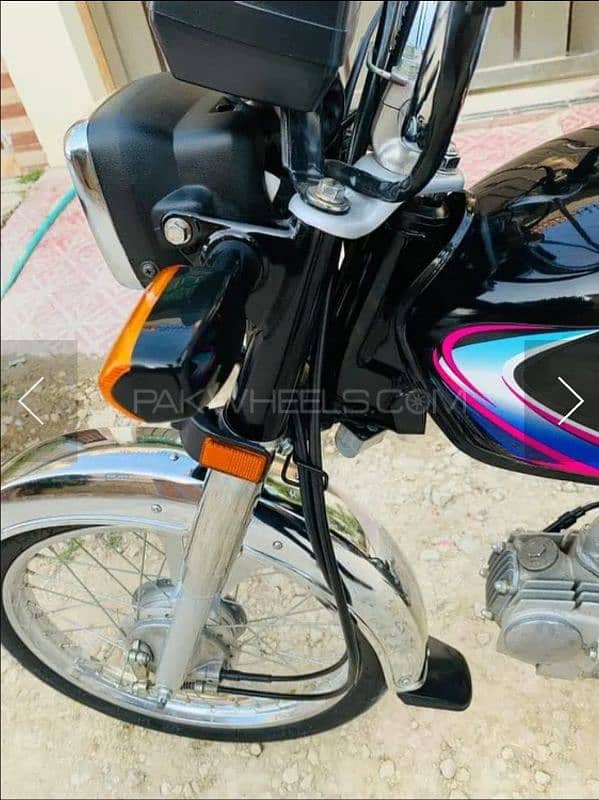 Honda cd 70 2024 zero meter condition first owner karachi number 2